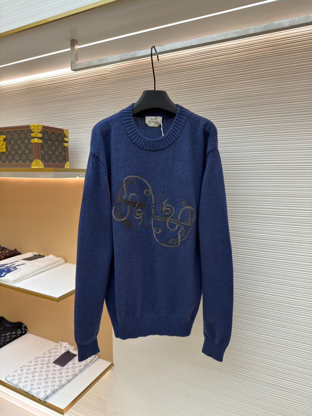 Embroidered Crewneck Sweater