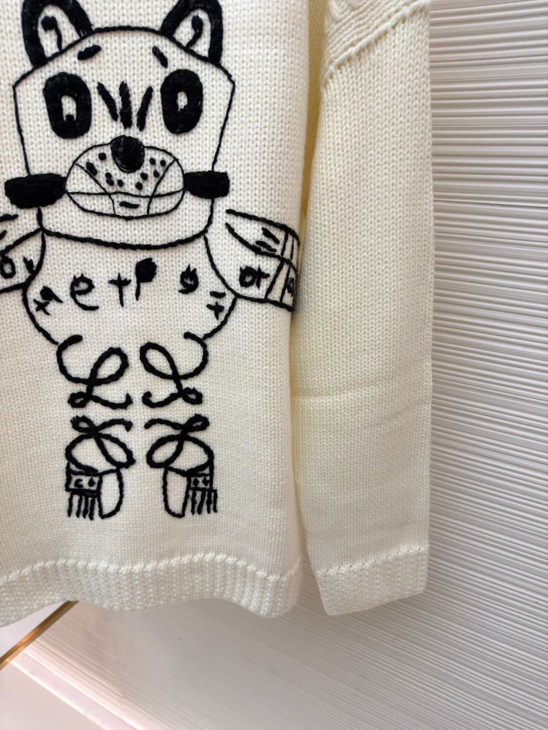 Embroidered Crewneck Sweater