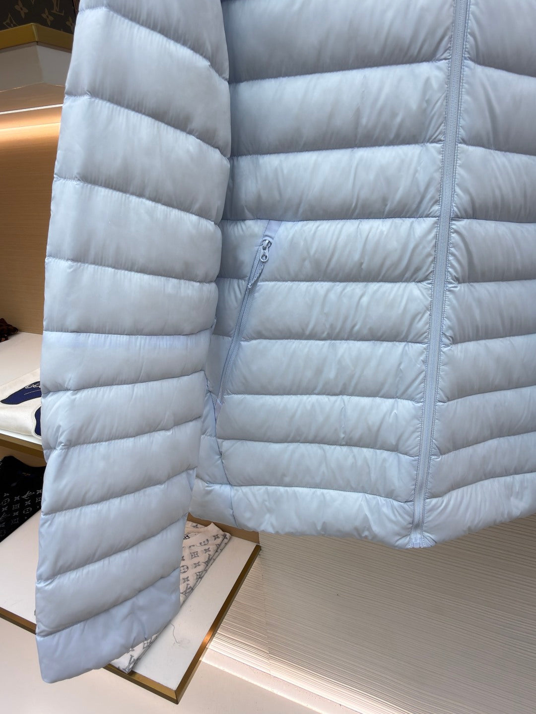 Embroidered Down Jacket