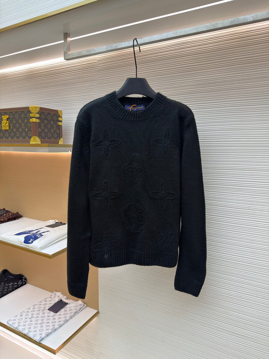 LV Logo Crewneck Sweater