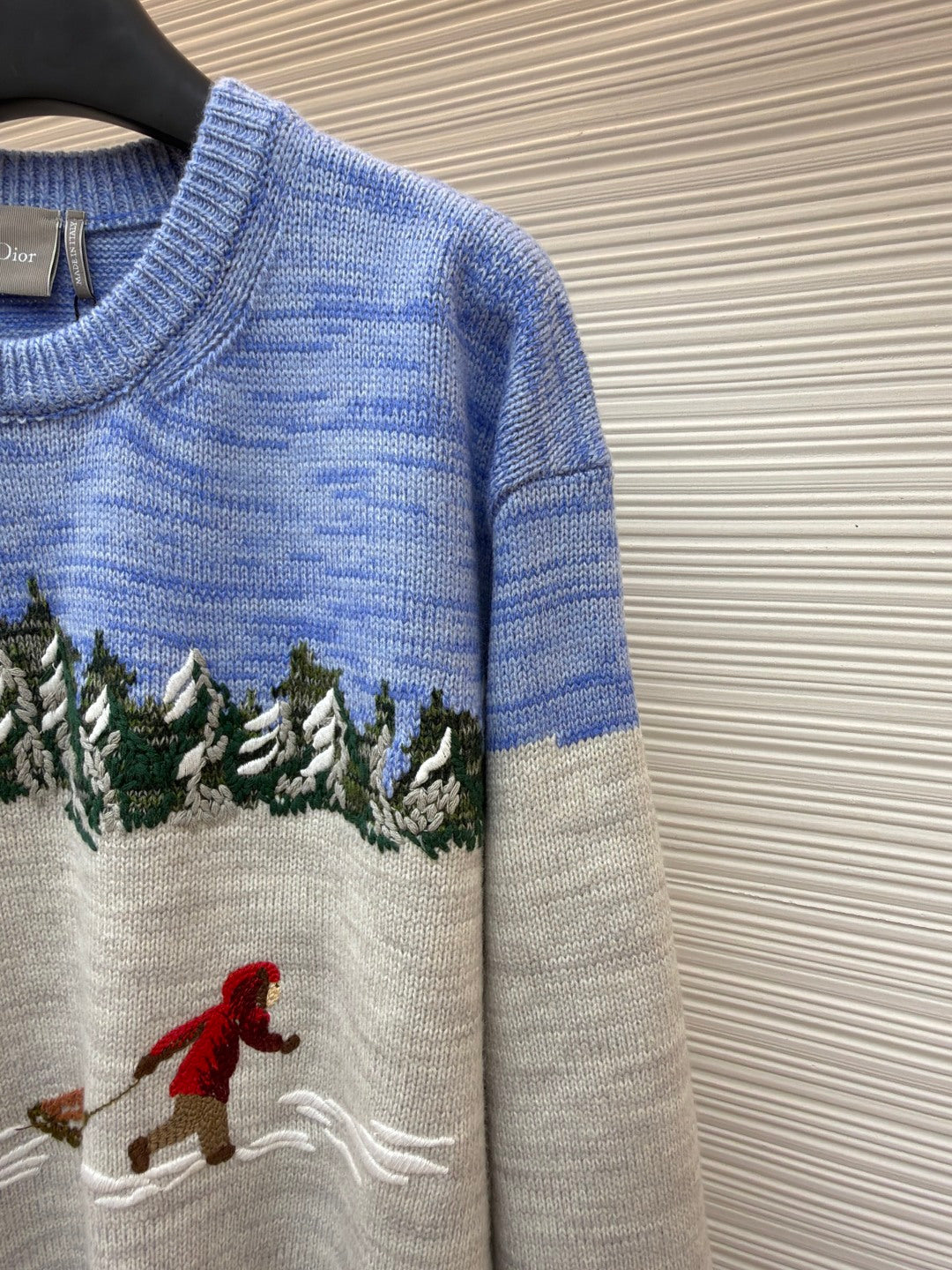 Embroidered Crewneck Sweater