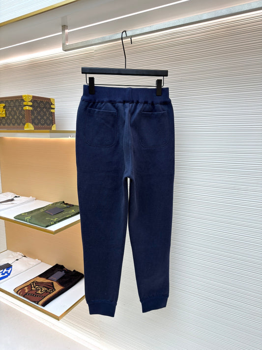 Oblique Cashmere Trousers