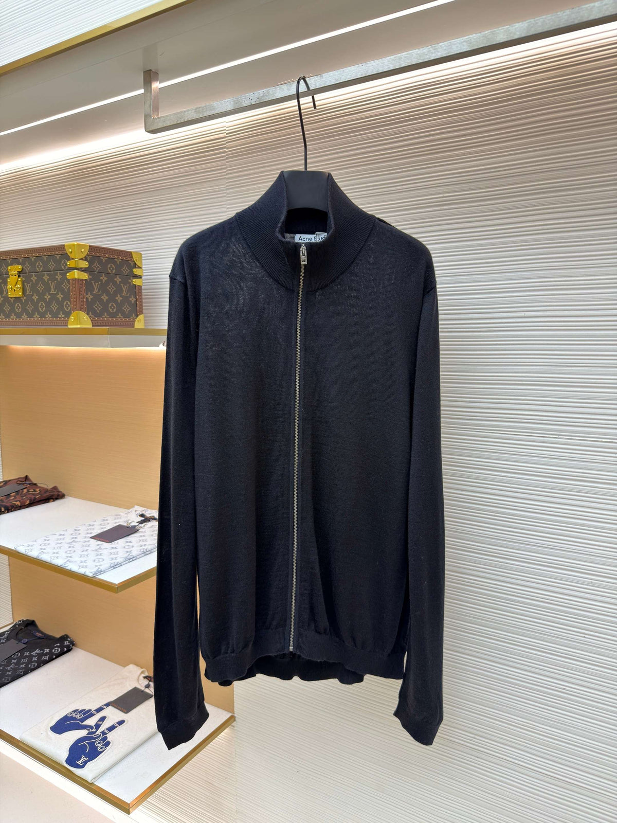 Bow Motif Wool Jacket