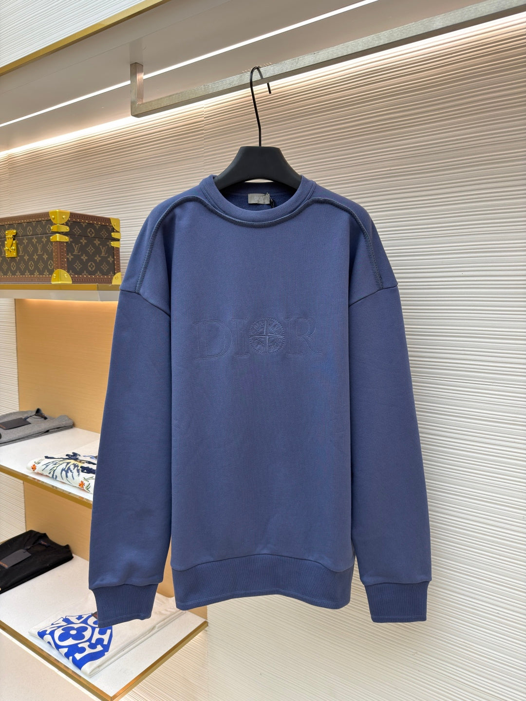 Embroidered Crewneck Sweatshirt