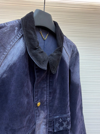 LV Logo Denim Jacket