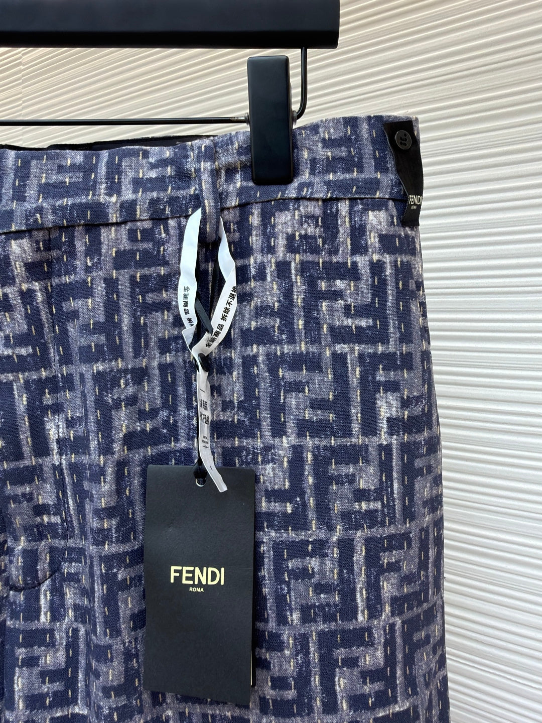 Logo Denim Shorts