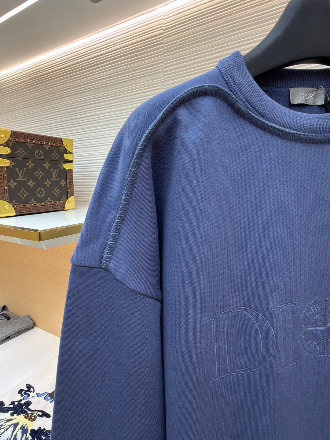Embroidered Crewneck Sweatshirt