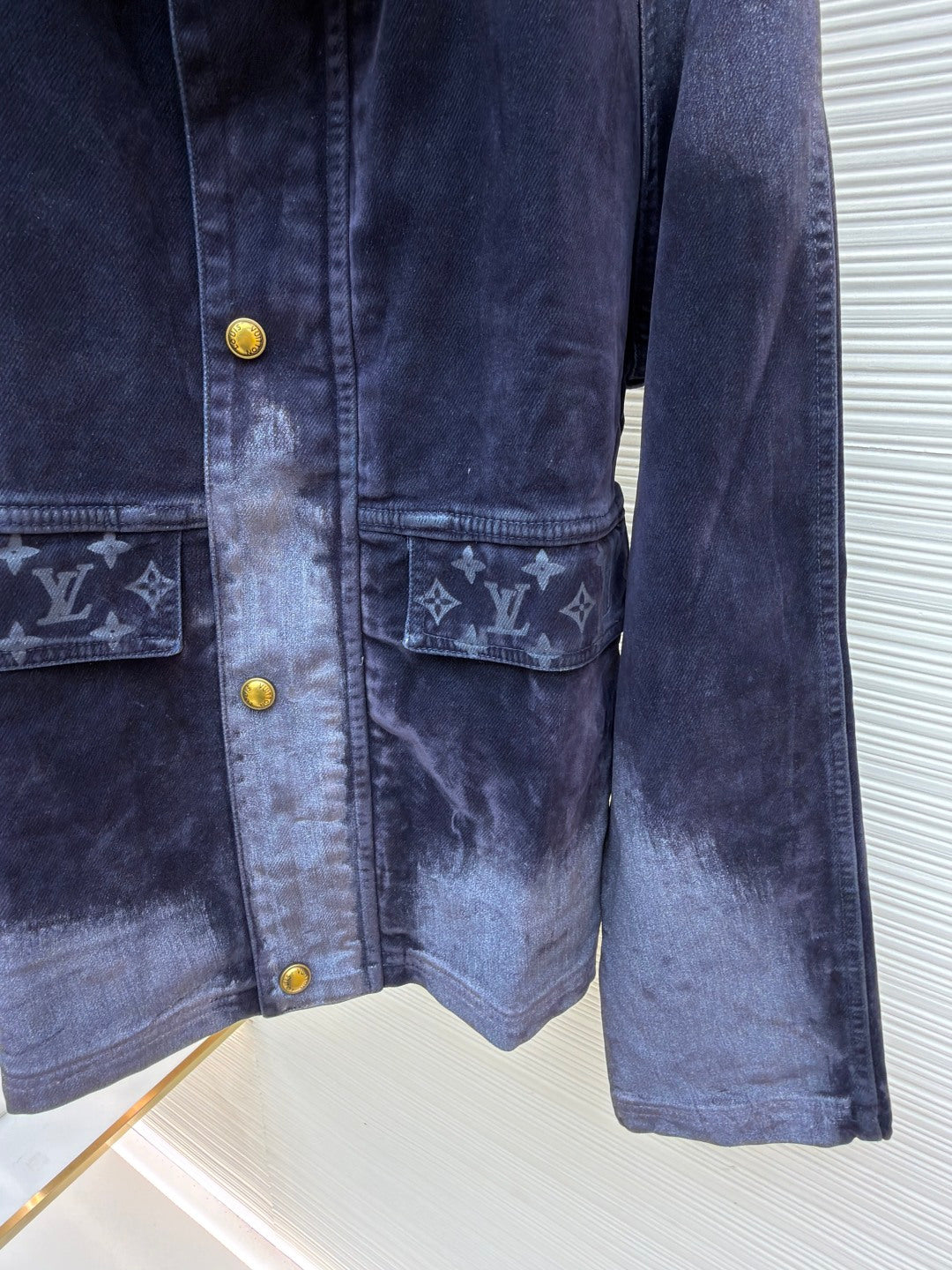 LV Logo Denim Jacket