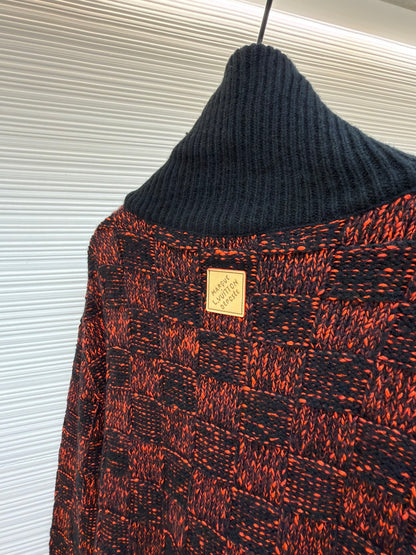 Damier Crewneck Sweater