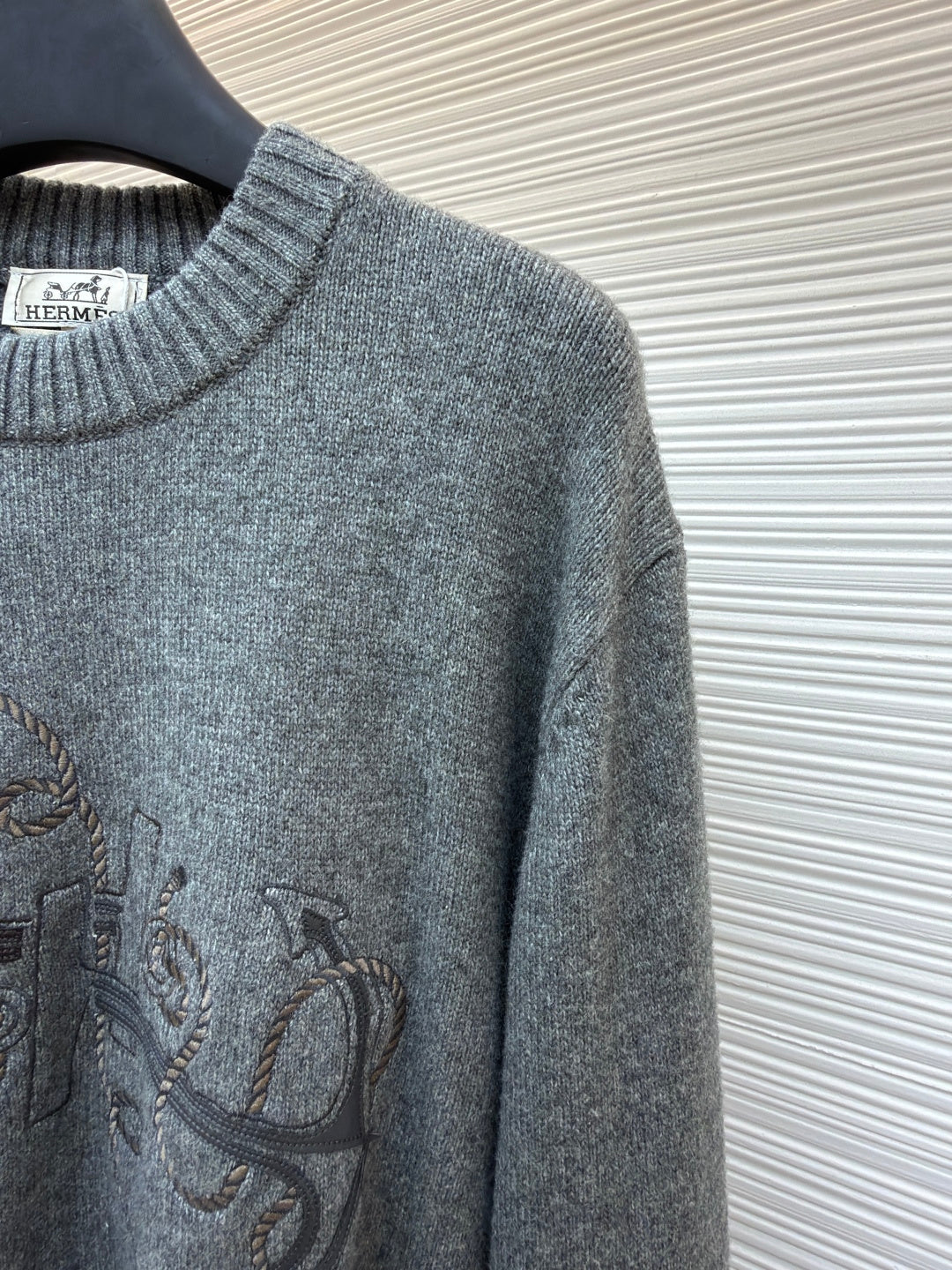Embroidered Crewneck Sweater