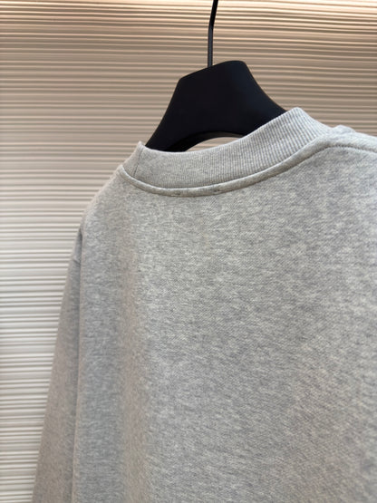 Embroidered Crewneck Sweatshirt
