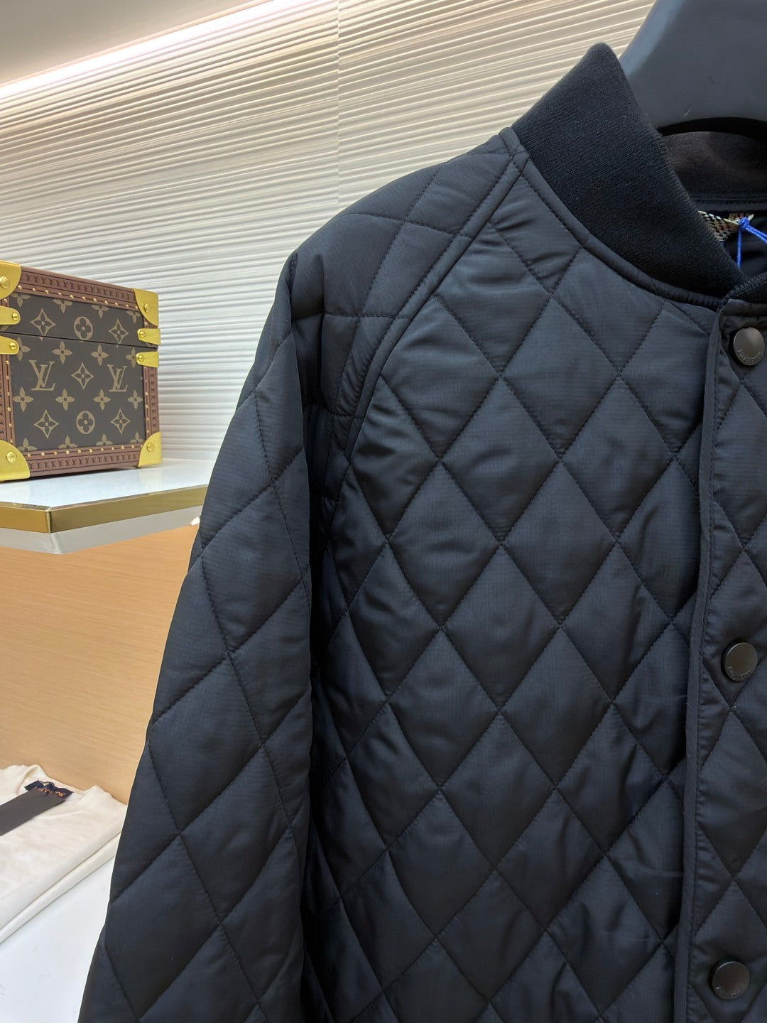 Vintage Check Down Jacket