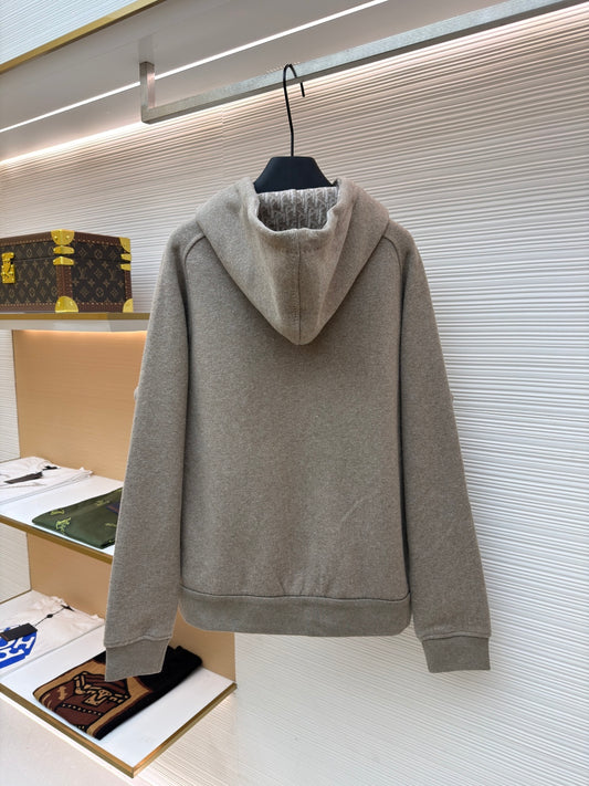 Oblique Cashmere Knit Cardigan