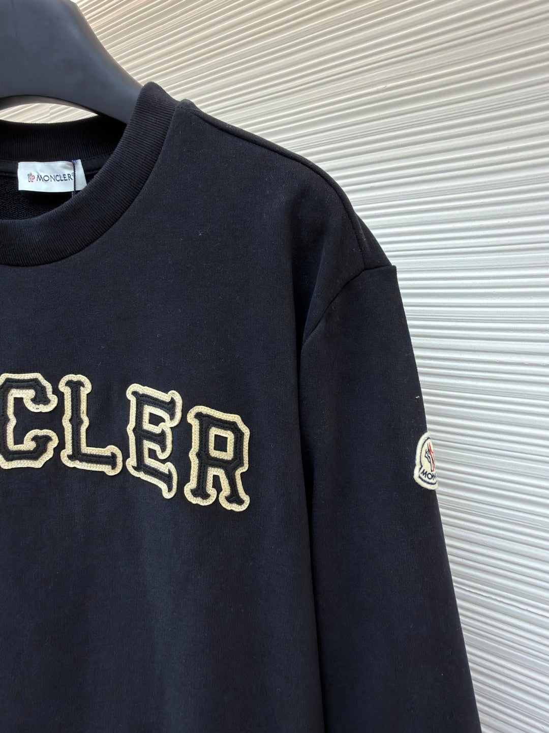 Logo Patch Crewneck Sweatshirt