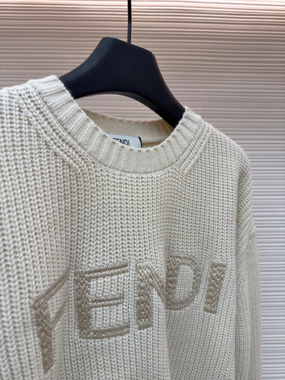 Logo Wool Crewneck Sweater