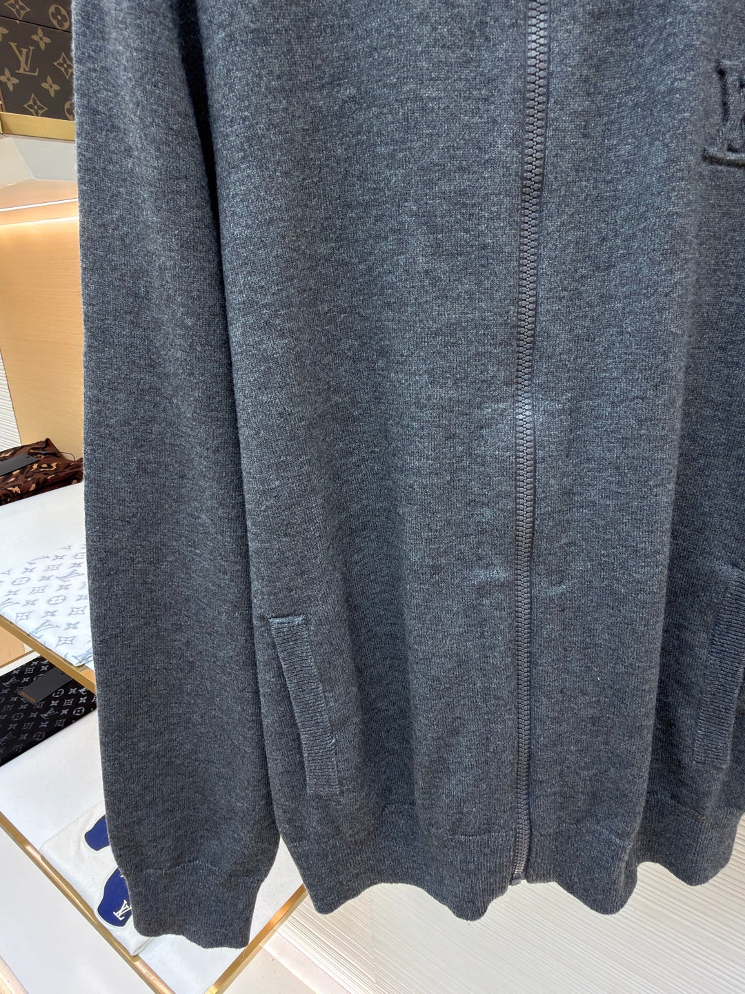 LV Logo Cashmere Crewneck Sweater