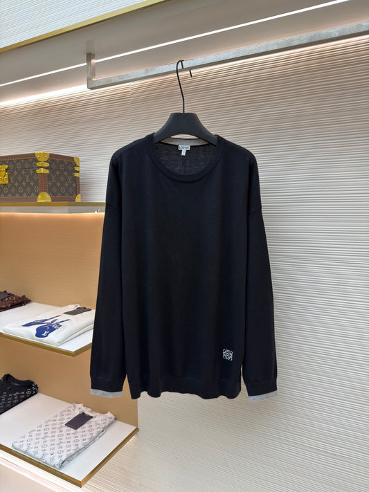 Embroidered Crewneck Sweater