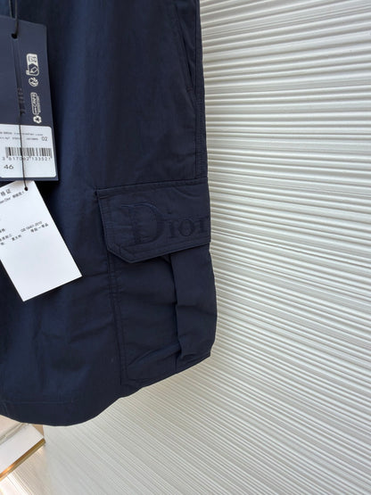 Embroidered Cargo Shorts