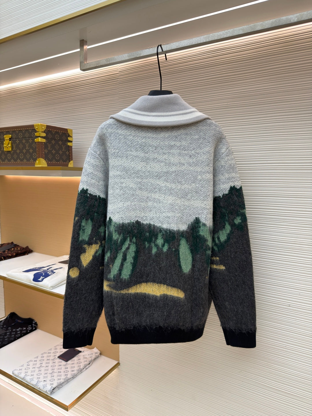 LV Logo Turtleneck Sweater