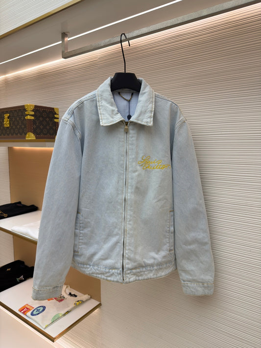 LV Logo Denim Jacket