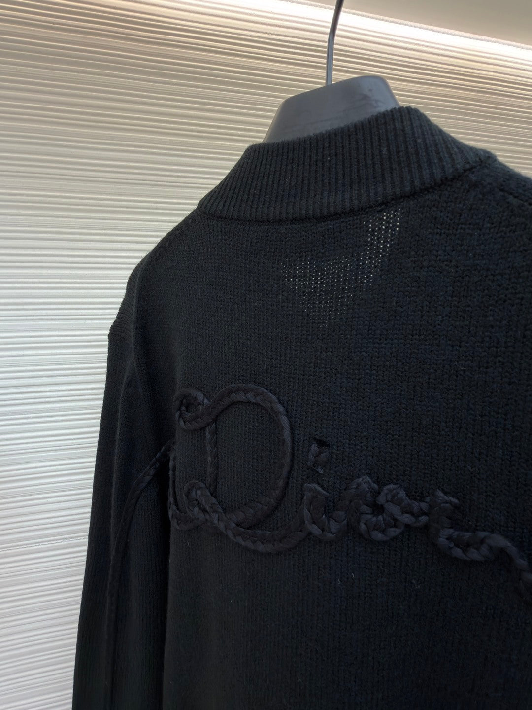 CD Logo Wool Knit Cardigan