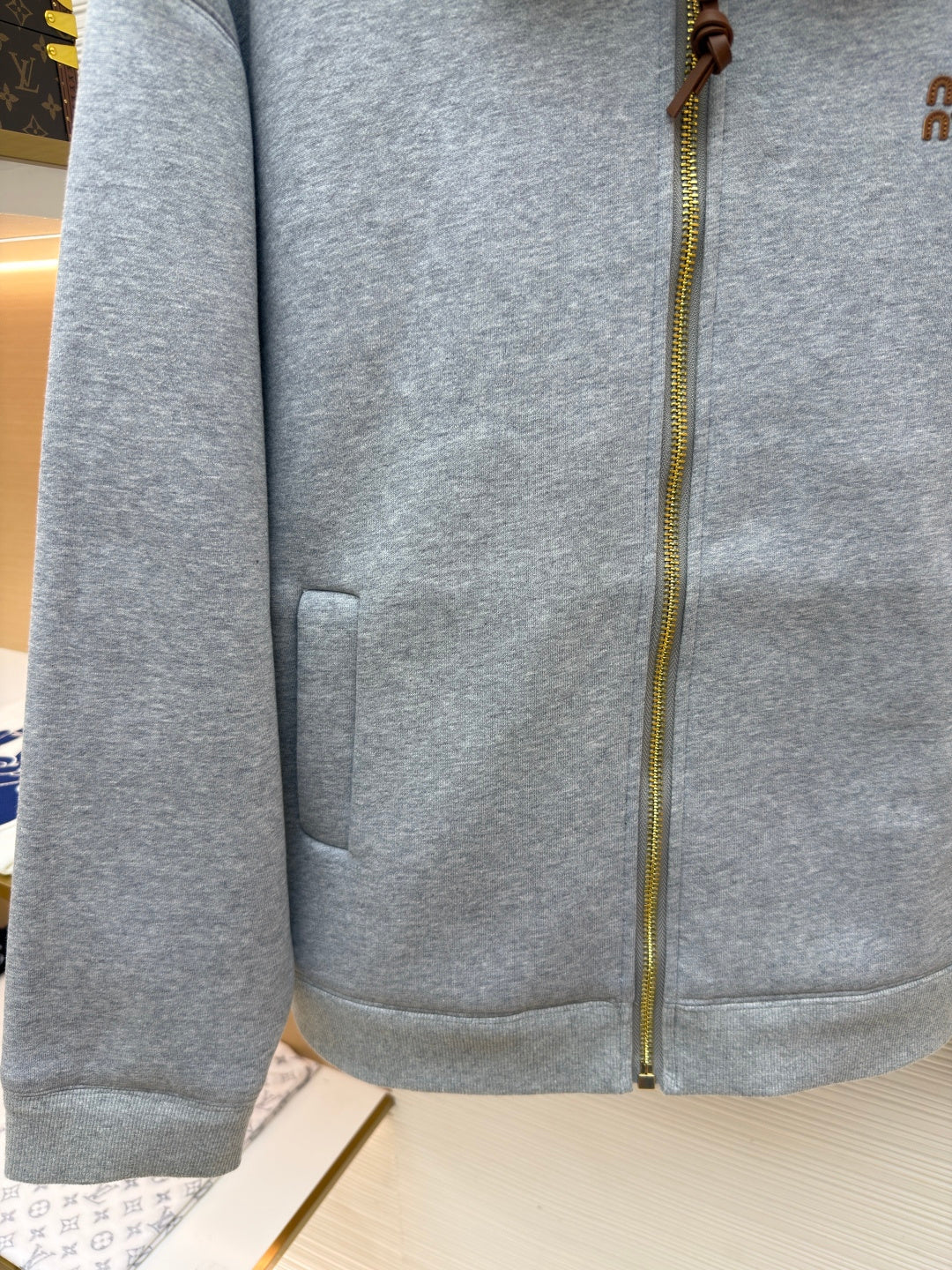 Embroidered Zip Jacket