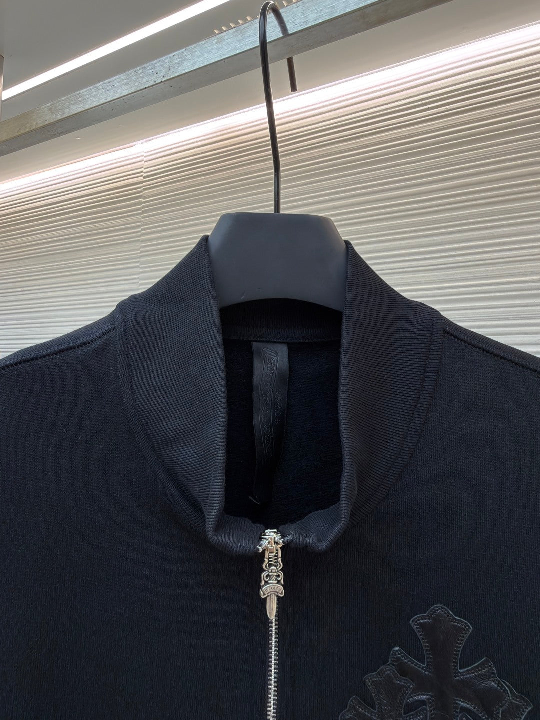 Cross Patch Half-Zip Sweatshirt