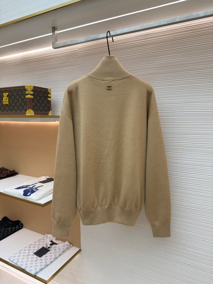 Logo Half-Zip Sweater