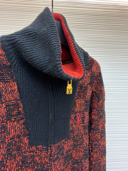 Damier Crewneck Sweater