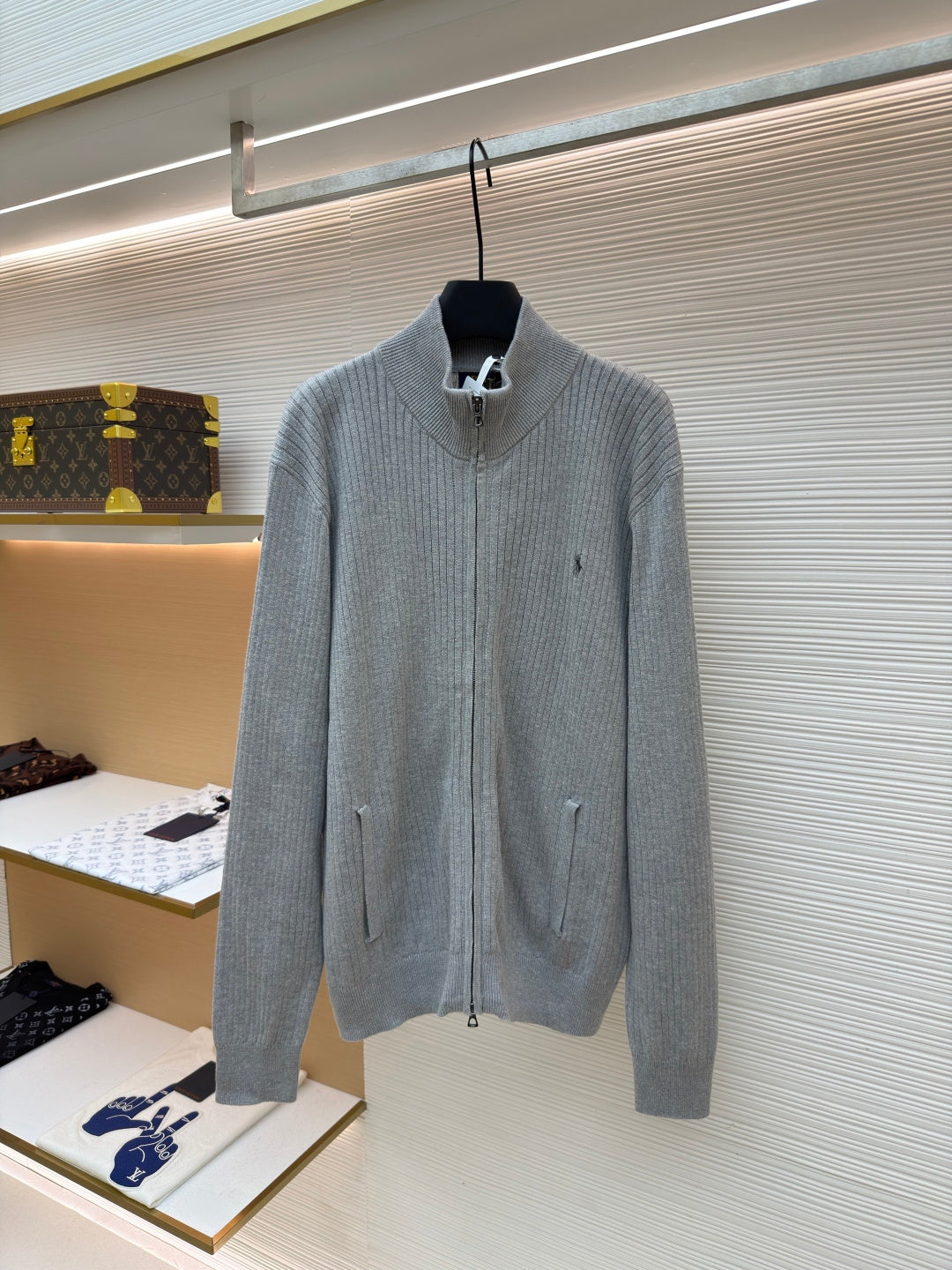 Pony Embroidered Zip Jacket