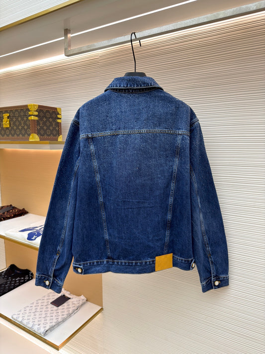 LV Logo Denim Jacket