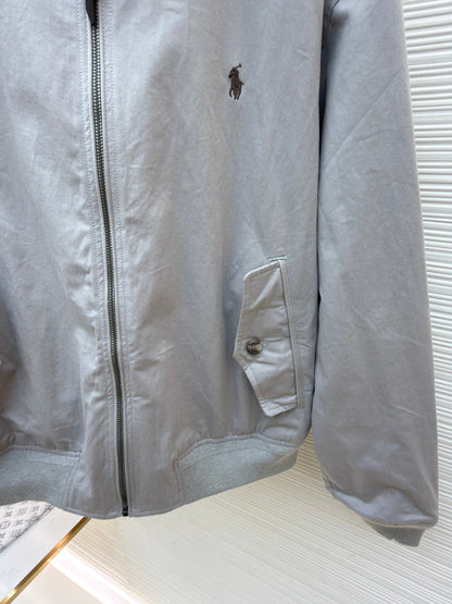 Embroidered Zip Jacket
