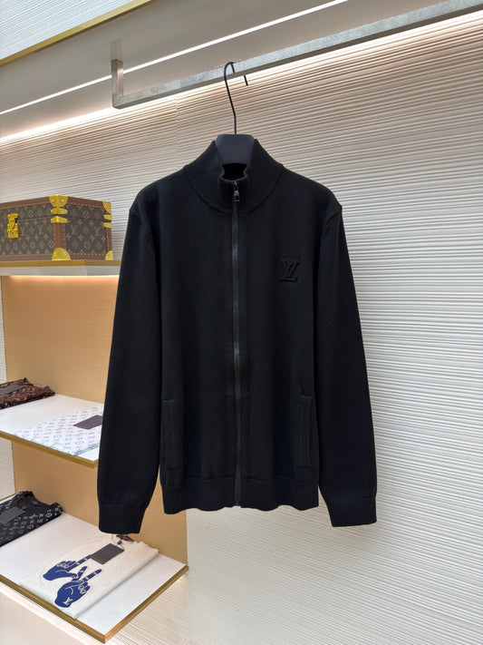 LV Logo Cashmere Crewneck Sweater