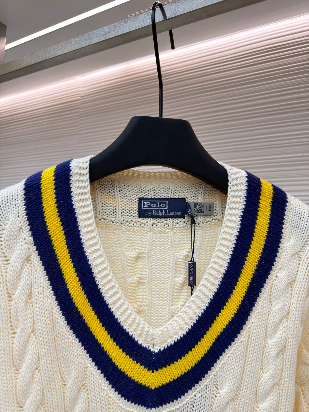 Cable-Knit Crewneck Sweater