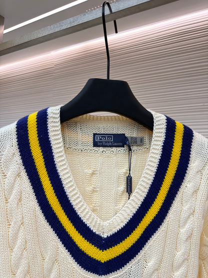 Cable-Knit Crewneck Sweater