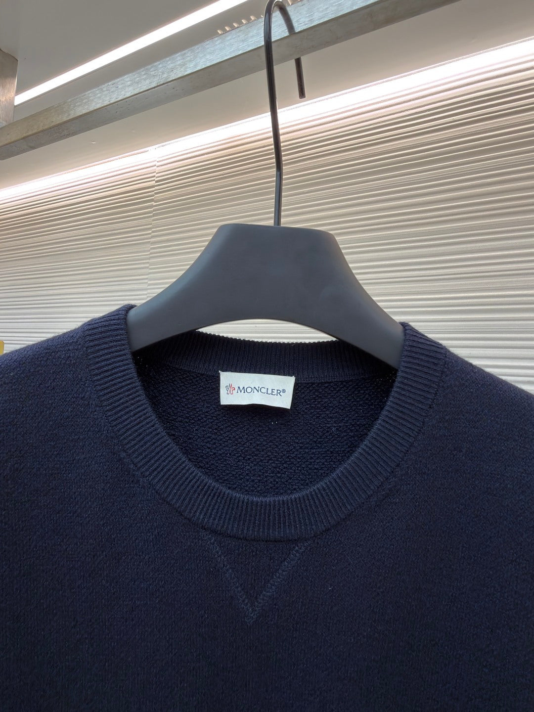 Logo Patch Crewneck Sweater