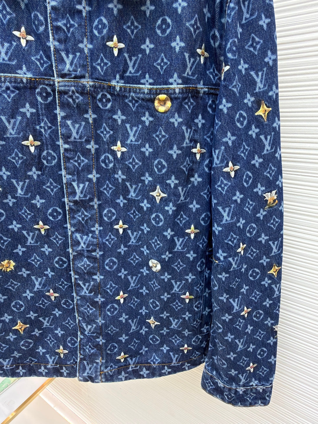 LV Logo Denim Jacket