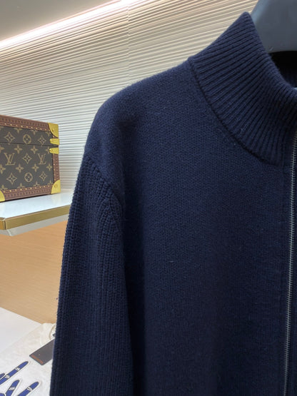 Logo Patch Knit Cardigan