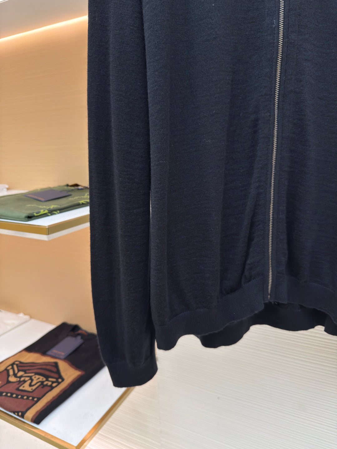 Bow Motif Wool Jacket