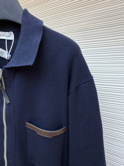 Logo Patch Zip Jacket