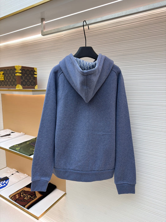 Oblique Cashmere Knit Cardigan