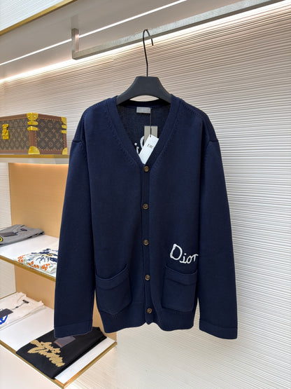 Embroidered Knit Cardigan