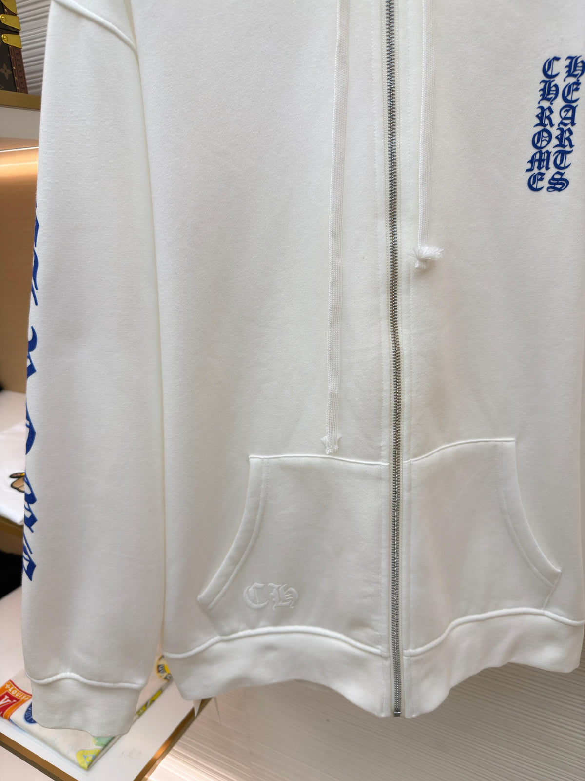 Gothic Logo Zip-Up Hoodie