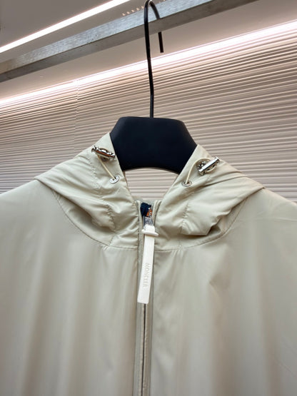 Logo Patch Hooded Jacket