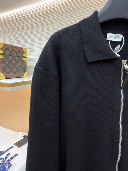 Logo Patch Zip Jacket