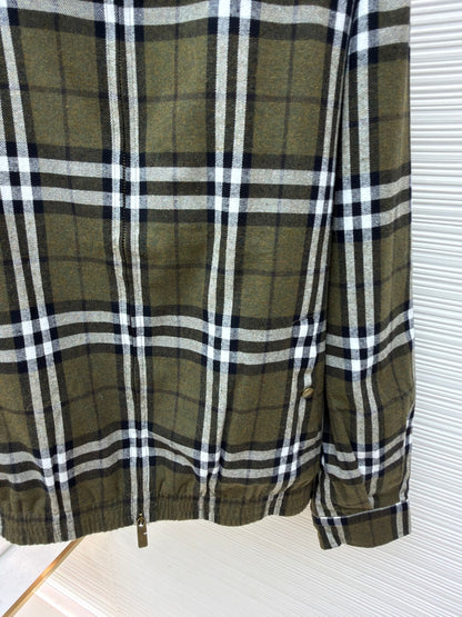 Vintage Check Cashmere Jacket