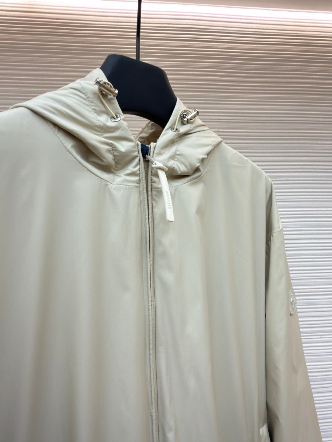 Logo Patch Hooded Jacket