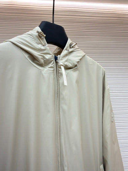 Logo Patch Hooded Jacket