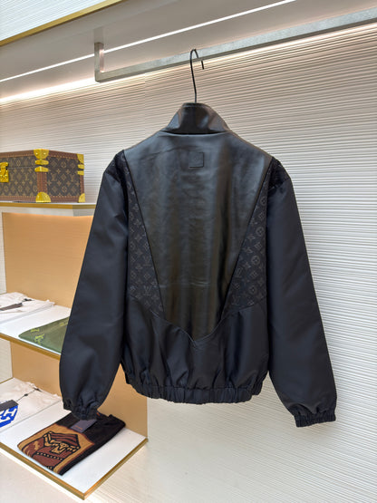 Monogram Leather Jacket