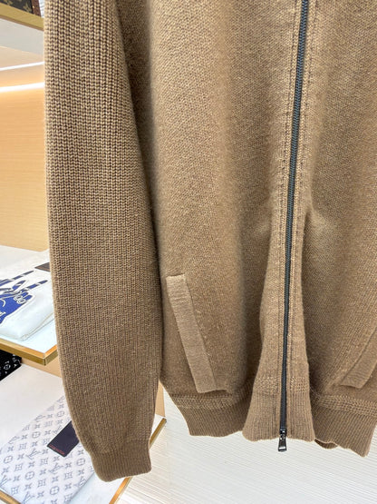 Logo Patch Knit Cardigan